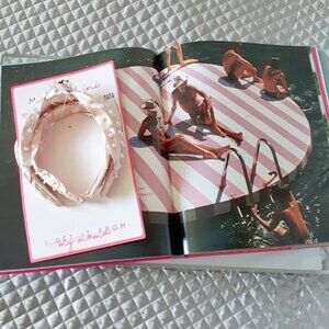 NWT Mama + mini pink pearl knotted headband 2-pack